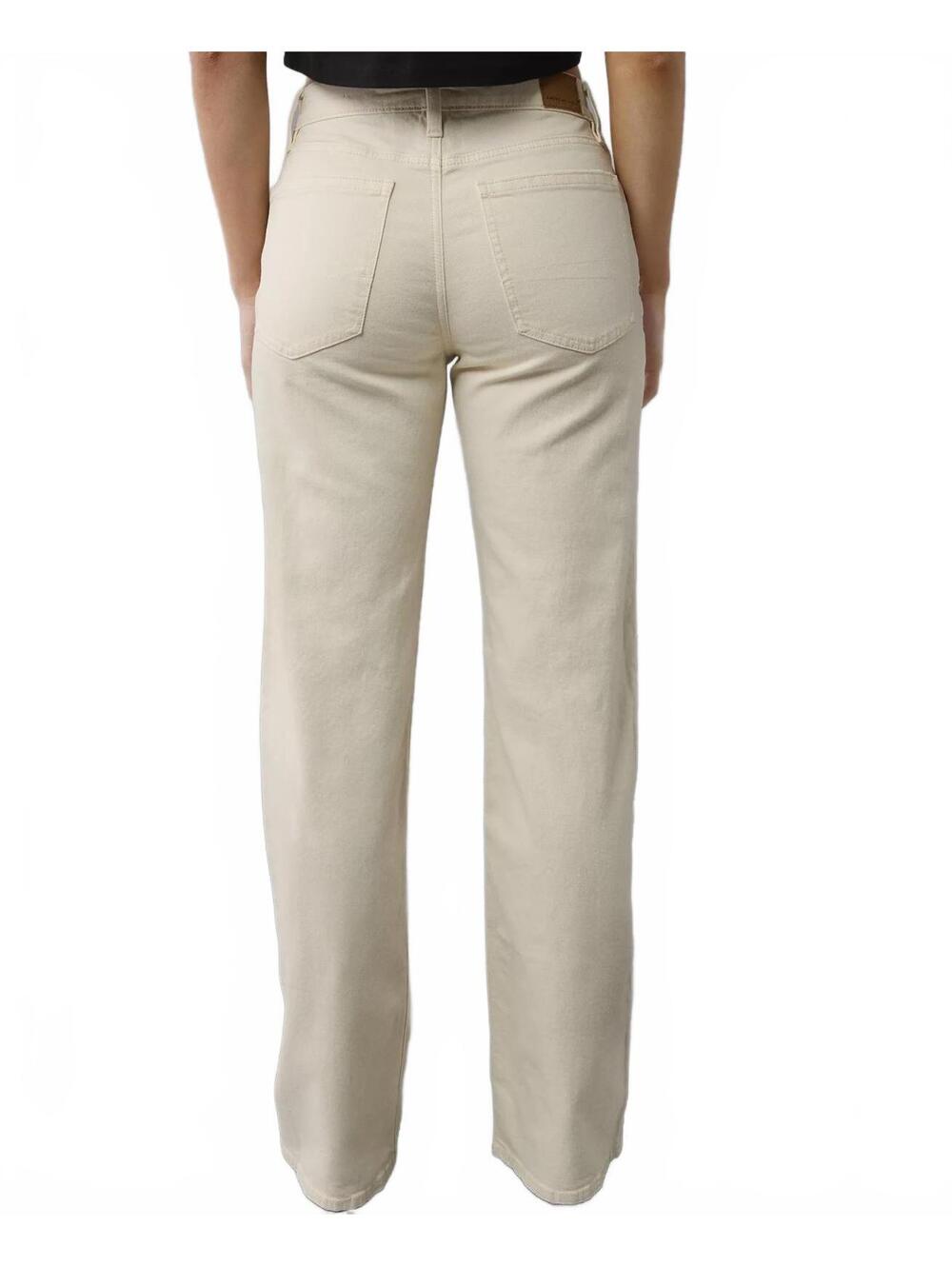 AE Long Stretch High-Waisted Stovepipe Jean American Eagle NWT Ecru Denim 14L - Picture 3 of 6